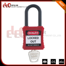 38mm Plastic Shackle Safety Candado con llave maestra